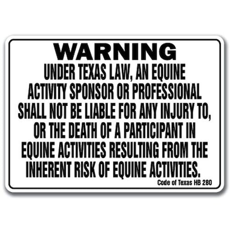 Signmission 18 in Height, Vinyl, 18" x 12", WS-D-1218-Texas WS-D-1218-Texas